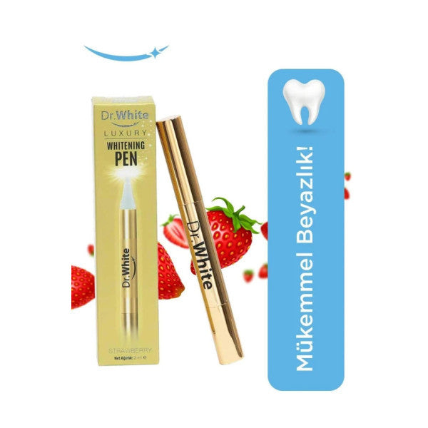 Dr. White Strawberry Flavored Teeth Whitening Pen 2 Ml