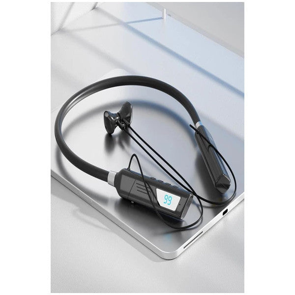 Torima Black Tb-04 Wireless Bluetooth Neckband Headphones