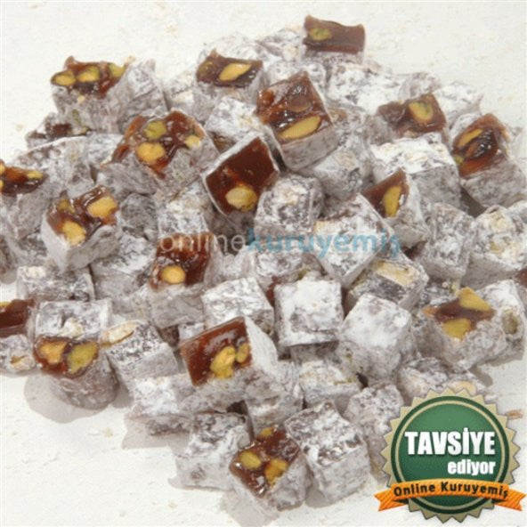 Powdered Turkish Delight with Double Roasted Pistachios 1000 Gr