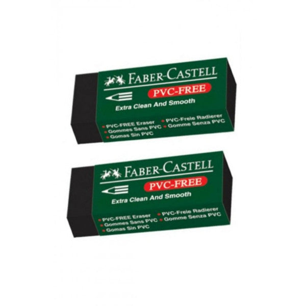 Eraser Black Large Size 2 Pieces