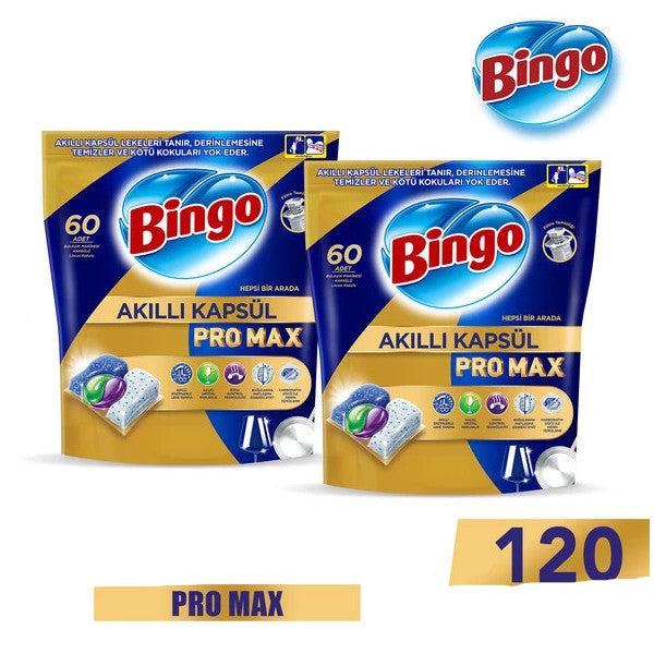 Bingo Smart Capsule Pro Max Dishwasher Detergent Tablets 120 Pieces