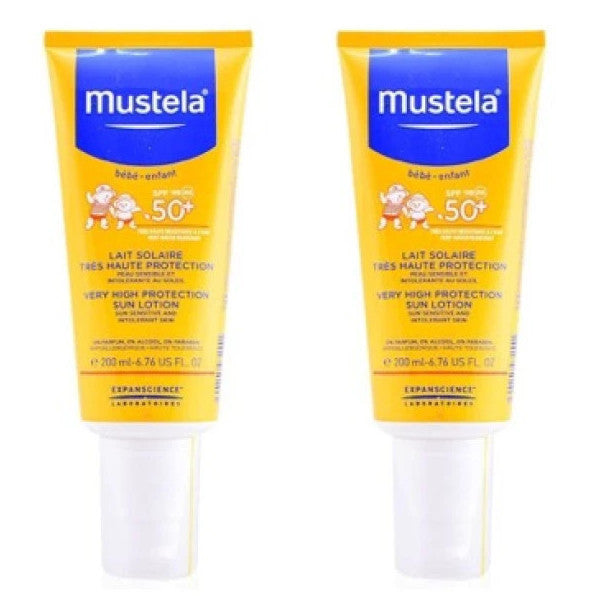 Mustela Very High Protection Sun Lotion Sprey Spf50+ 200 Ml 2 Boxes