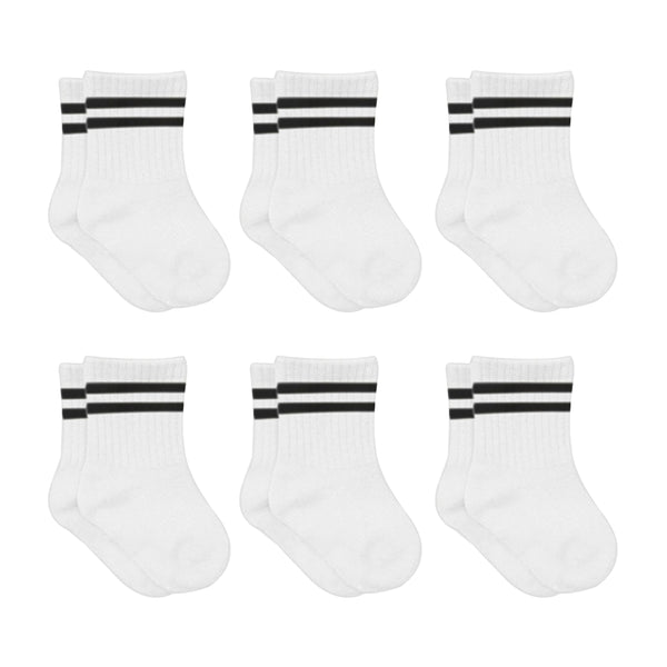 Bistyle Baby Grip Ankle Socks 6 Pairs | Newborn Infant Toddlers Organic Cotton Socks | Kids Boys Girls Ankle Socks
