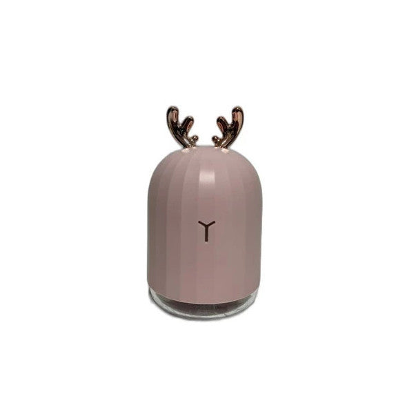 Torima H1 Cute Deer Mini 220Ml Air Humidifier Steamer And Aroma Diffuser Pink