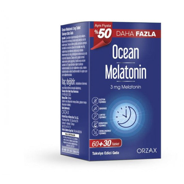 Ocean Melatonin 3 Mg 90 Tablets