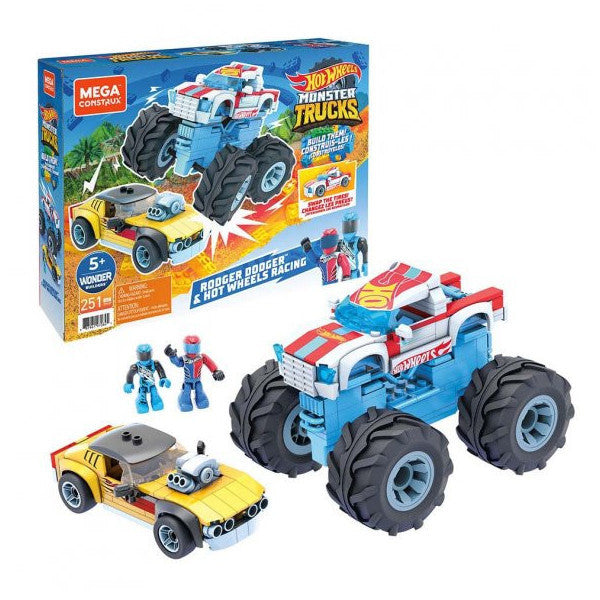 Mega Construx Hot Wheels Monster Dual Race Pack Mtl-Gyg22