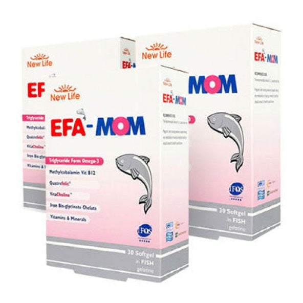 New Life Efa Mom 30 Capsules 3 Pack