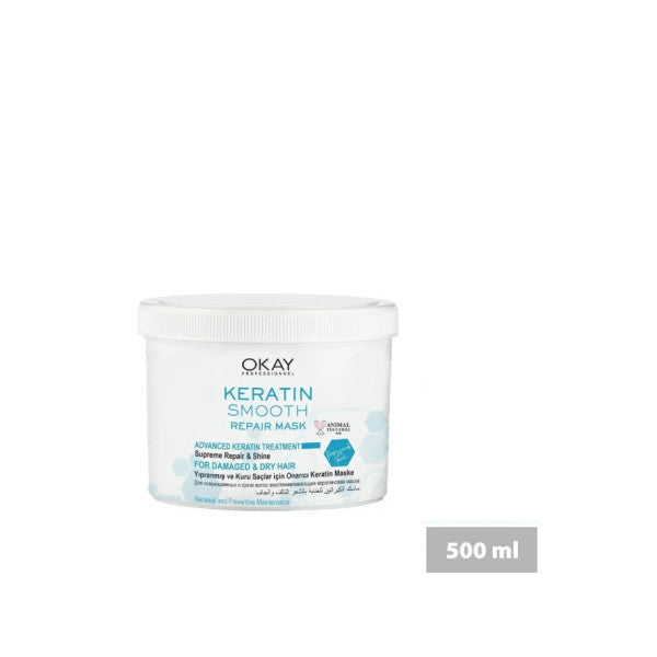 Okayprofessionnel Keratin Smooth Repair Mask 500 Ml