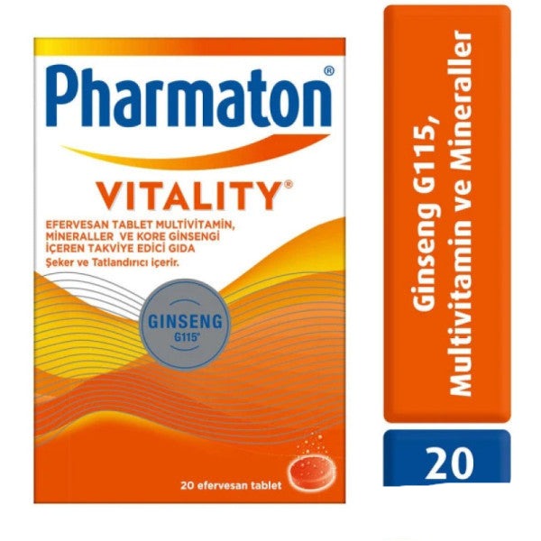 Pharmaton Vitality 20 Efevesan Tablet
