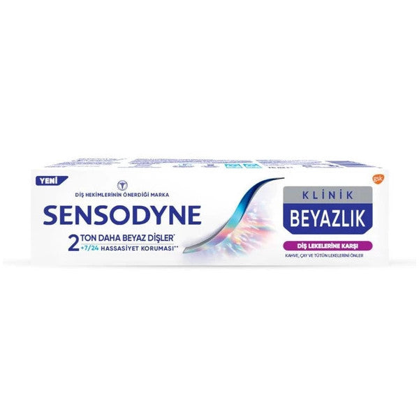 Sensodyne Clinical Whiteness Tooth Stain Remover Paste 75 Ml