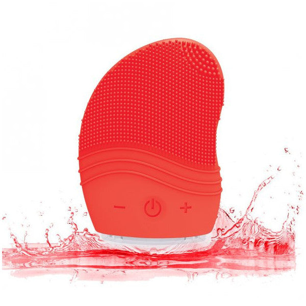 Mf Product 0158 Facial Cleansing And Massage Device Red