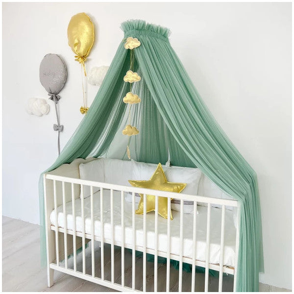 Pamuka Baby Crib Mosquito Net Sage Green