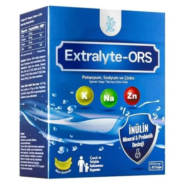 Extralyte-Ors Potassium Sodium Zinc Supplementary Food 10 Sachets