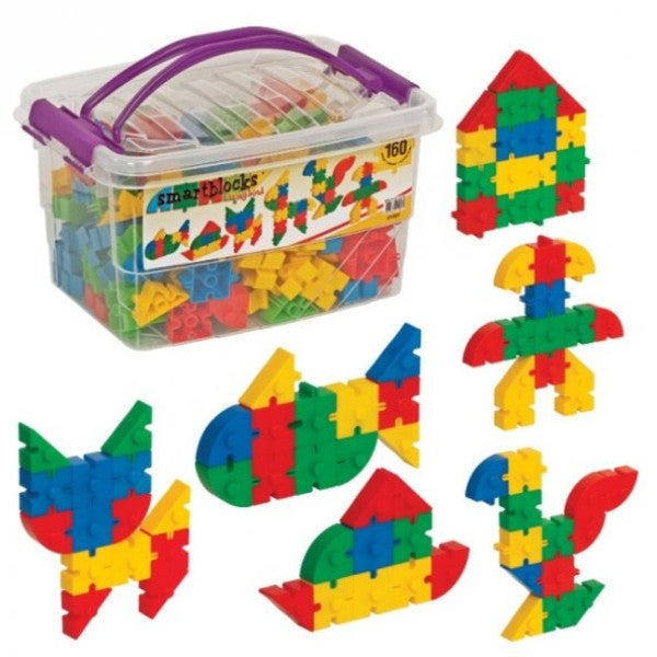 01907 Smart Blocks 160 Pieces -Dede