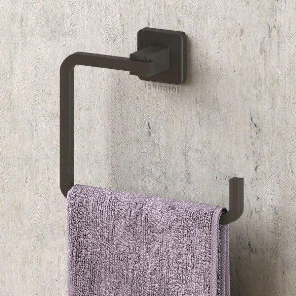 Teknotel Towel Holder Matte Black Mg335