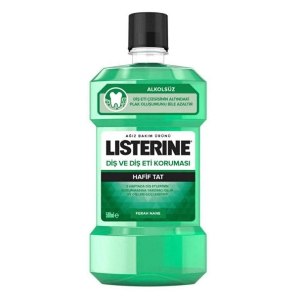 Listerine Alcohol-Free Tooth And Gum Protection Mouthwash 500 Ml