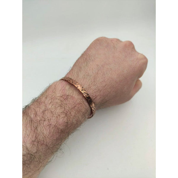 Adjustable Copper Bracelet 18 Cm Thickness 1.5 Cm Wear For Health