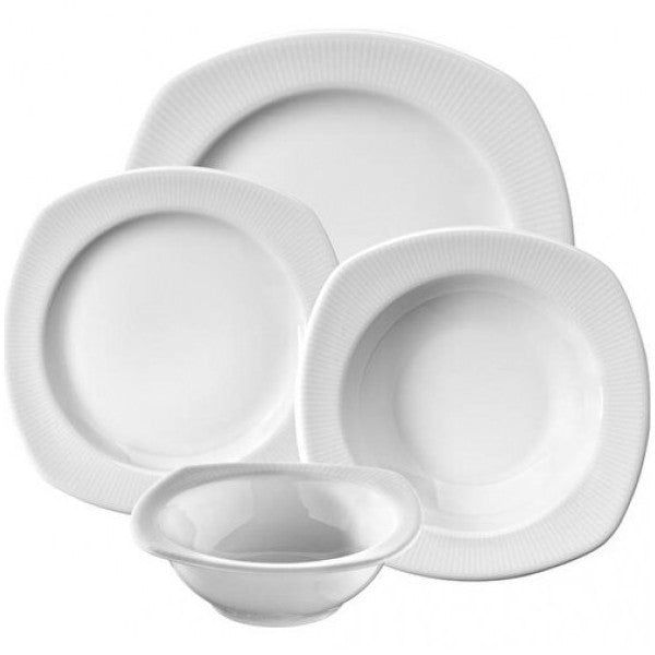 Kütahya Porcelain Çisil 24 Piece Cream Dinner Set