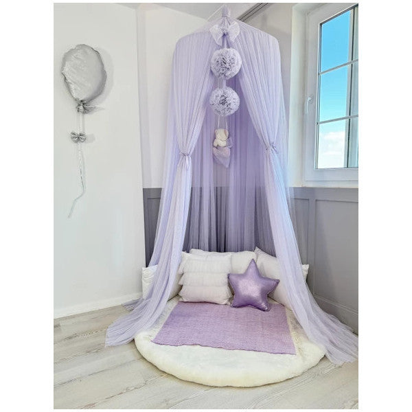 Pamuka Tulle Mosquito Net Deluxe Baby Purple