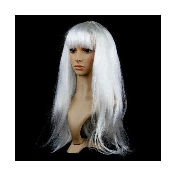 Periboia White Color Wig Hair