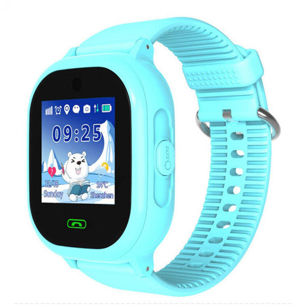 Smart Children's Watch Water Resistant, Camera And Gps Feature Blue