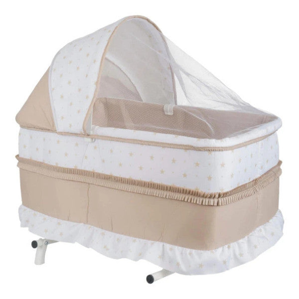 Chubby Baby Rocking Floor Cradle Anadizi Portable Cradle Beige