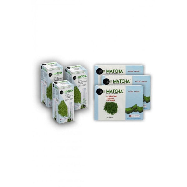 Matcha Tea + Matcha Form Tablet X 3 Mix Set