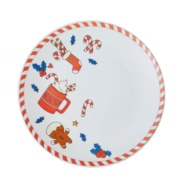 Keramika New Year Cute Christmas Serving Plate 26 Cm 21655
