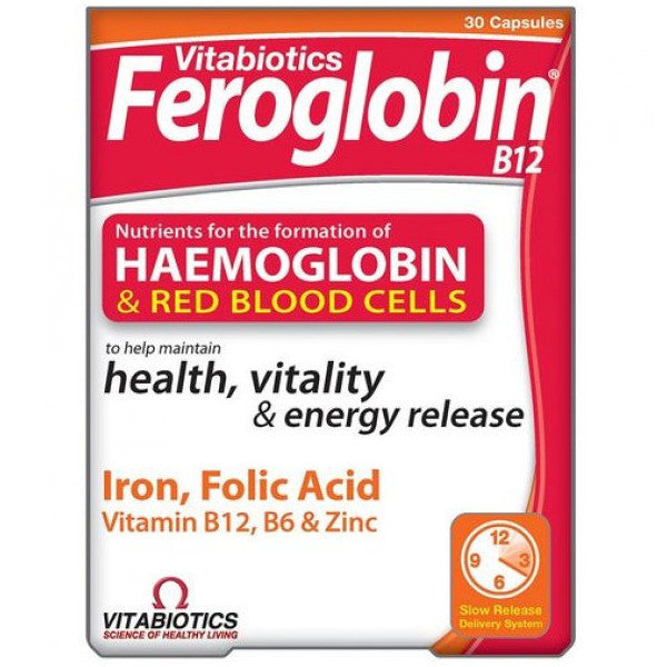 Vitabiotics 30 Capsules Of Feroglobin