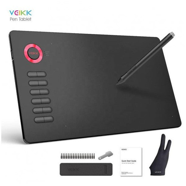 Veikk A15 Pro 10 X 6" 8192 Level 5080 Lpı Graphics Tablet + Pen