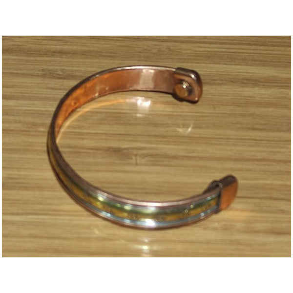 Adjustable Copper Bracelet 11,90(+-1)Gram 1X1,5 Cm Indian Production