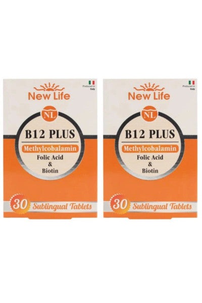 New Life Methylcobalamin B12 Plus 1000 Mcg 30 Sublingual Tablets - 2 Pieces