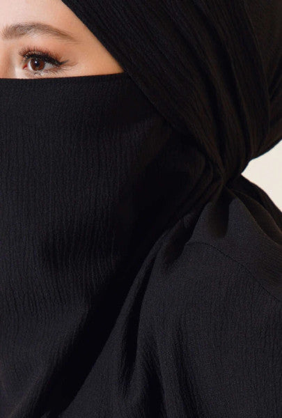 Veiled Abaya Black