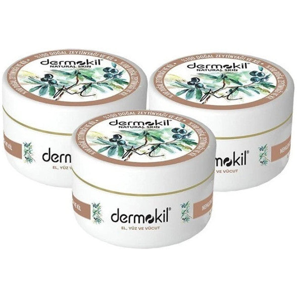 Dermokil Olive Oil Face, Body And Natural Hand Cream 300 Ml