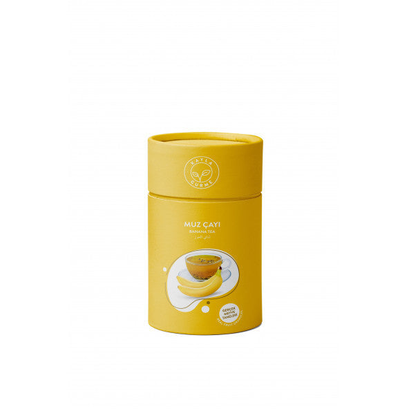 Kayla Gurme Banana Tea - Banana Piece - Cylinder Cardboard Box 175 Gr.