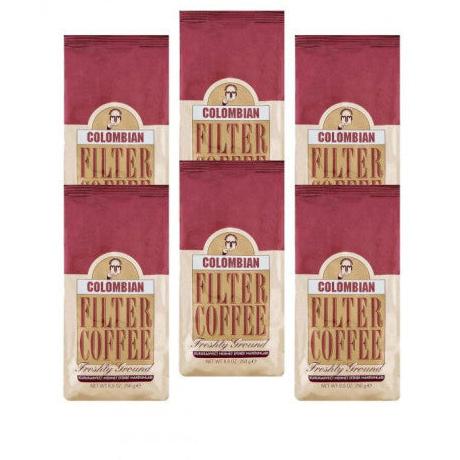 Mehmet Efendi Kurukahveci Colombian Filter Coffee 250 Gr X 6 Pieces