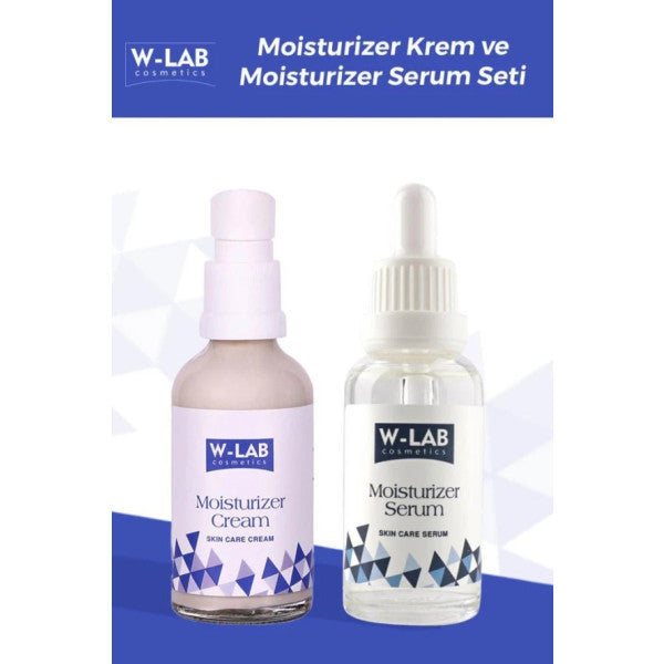 W-Lab Kozmetik Moisturizer Cream + Moisturizer Serum Set