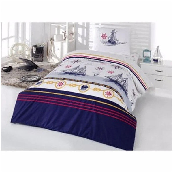 Taç Kristal Sailing Single Duvet Cover Set Taç Kristal Nevr