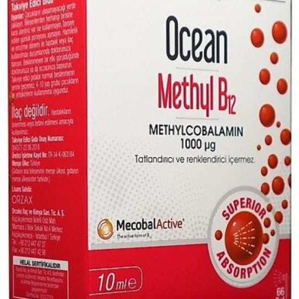 Ocean Methyl B12 Sprey 1000 Mg 10 Ml