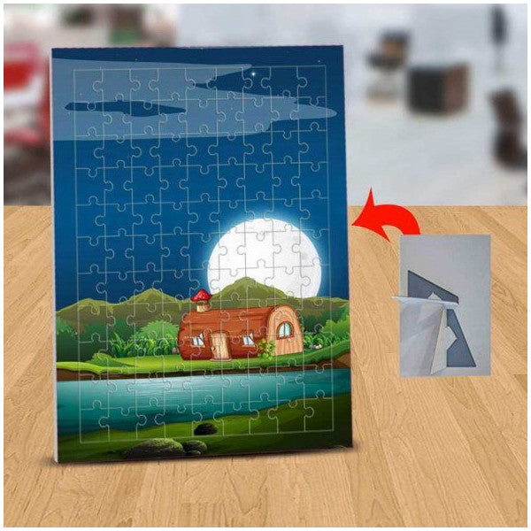 Full Moon Sky 99 Piece Puzzle Jigsaw Painting-1308-19998