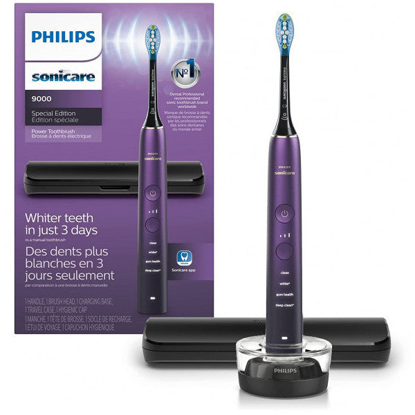 Philips Sonicare 9000 Special Edition Rechargeable Toothbrush Purple