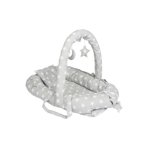 Mamma Star Mother's Side Baby Bed With Mosquito Net And Toys Babynest