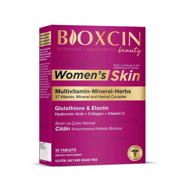 Bioxcin Womens Skin Collagen Food Supplement 30 Tablets