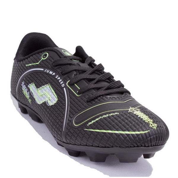 Jump 28223 Black Cleats Men's Football Shoes