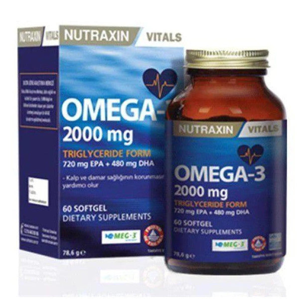 Nutraxin Omega-3 2000 Mg 60 Capsules