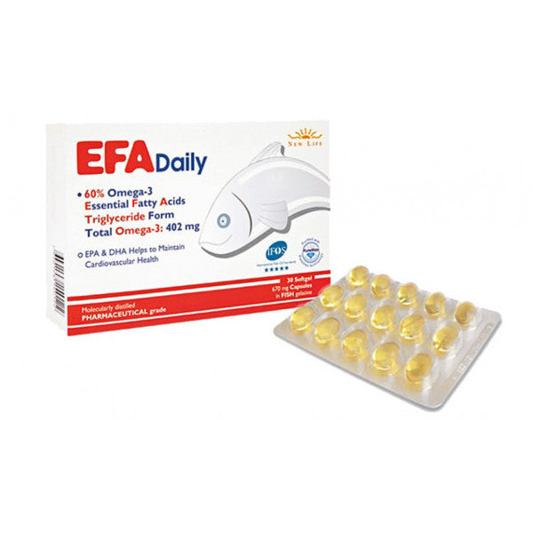 New Life Efa Daily 30 Capsules Fish Oil