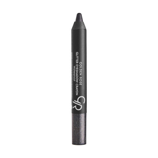 Golden Rose Glitter Eyeshadow Crayon Waterproof No: 55 Midnight Black - Waterproof Glitter Pencil Eyeshadow