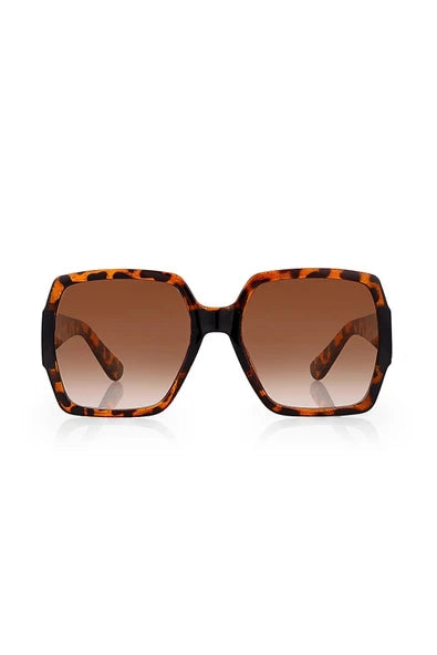 Women's Brown Leopard Sunglasses Rpsc001002