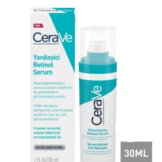 Yağlı ve düzensiz cilt için Cerave retinol serumu 30 ml