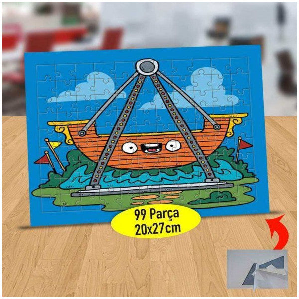 Fun Gondola Boat 99 Piece Puzzle Jigsaw Table-303